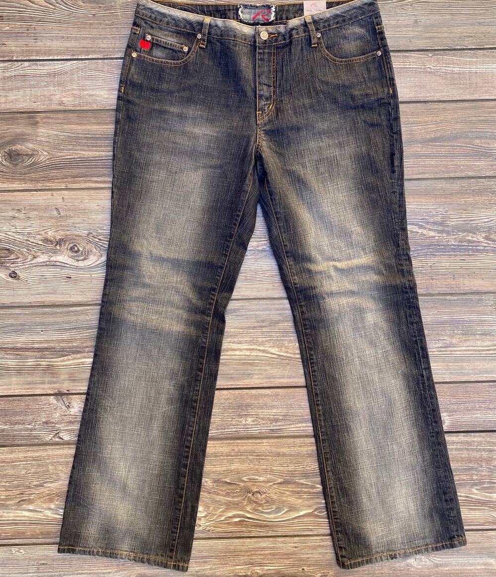 Request Black Denim Jeans Pants SZ 33 C100104